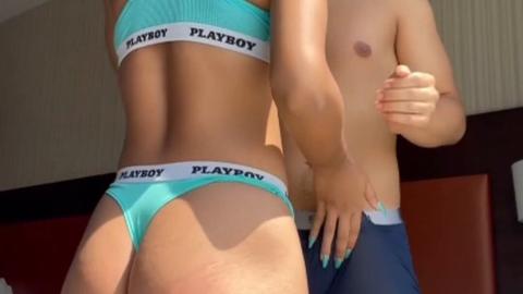 Dami - Horny lightskin couldn’t wait to come home and get fucked by the dick...