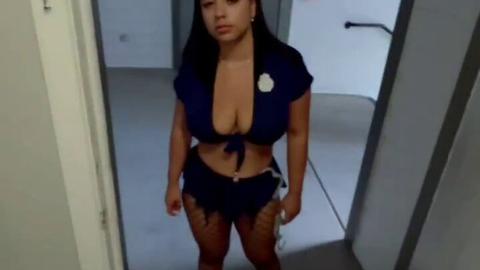 Dami - latina police officer comes over for an inspection and gets fucked 🩷 ...