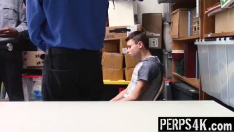 shawn again - caught stealing again - staged gay porn