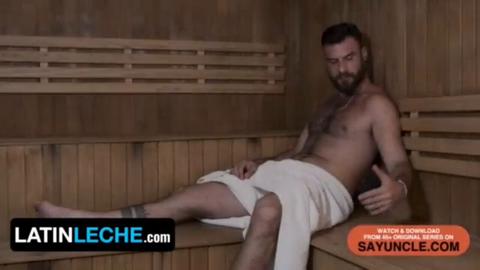 shawn again - two guys in a steam room - staged gay porn