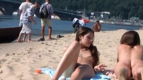 Nudists on Beach - Wata 🙉