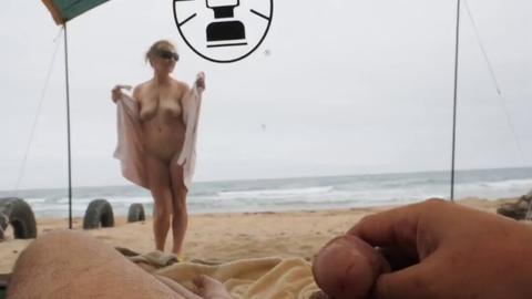 Nudists on Beach - Wata 🙉