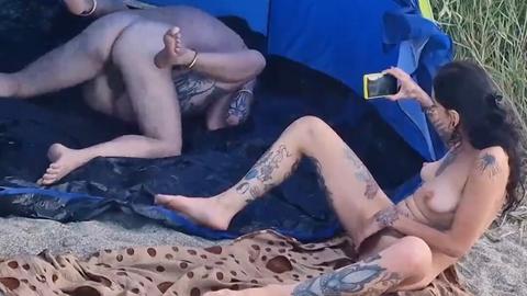 Nudity on beach - Chudai 🙈