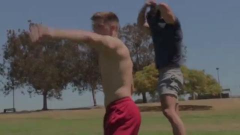 shawn again - after yoga - gay porn